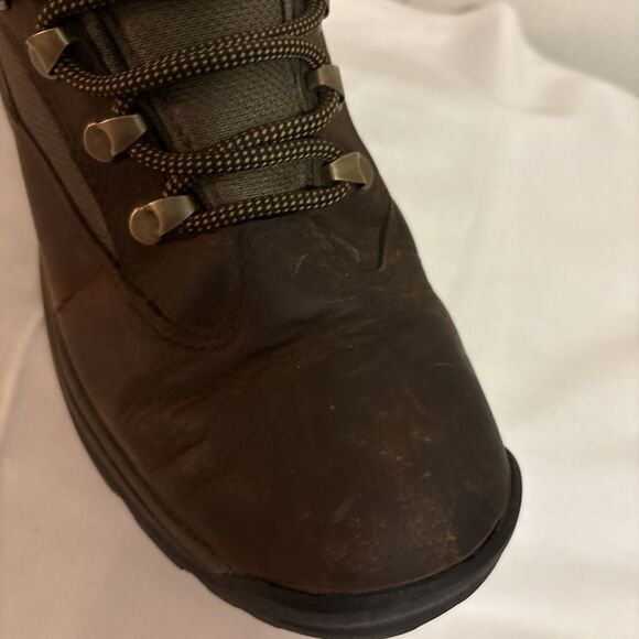 Timberland GORE-TEX Boots Women’s Brown Leather Outdoor Hiking Performance, sz 9 - Picture 11 of 16